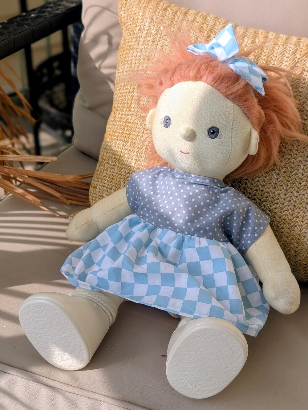 Olli Ella Dinkum Dress And Bow Summer Set